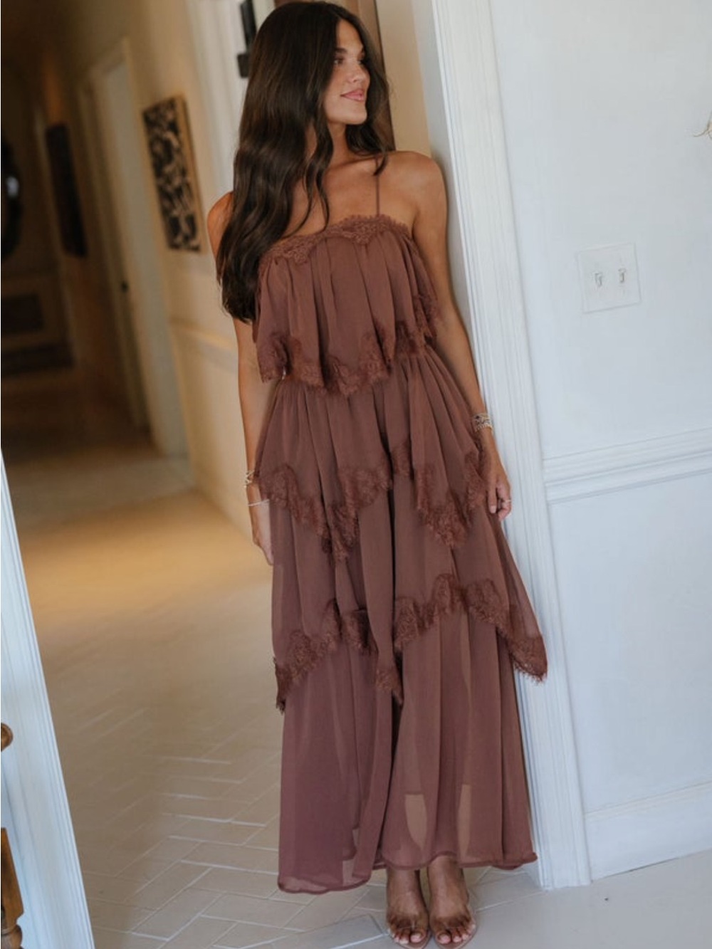 Lena Tiered Midi Dress